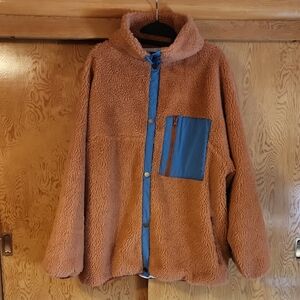 Basin And Range Mixed Fabric Sherpa Jacket - Women's XL
